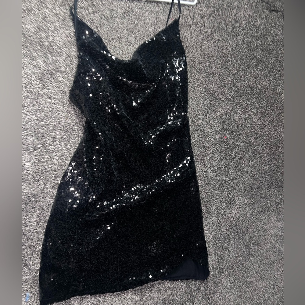 Urban sequin little black dress